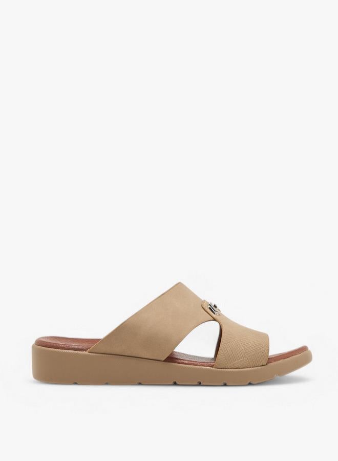 LBL by Shoexpress Boys Textured Slip-On Arabic Sandals Ramadan Collection - Image 1