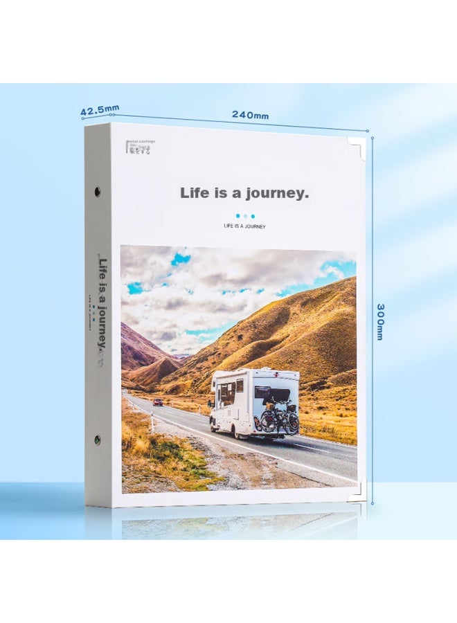 Jiamo Train Ticket Collection, Movie Ticket Storage, Travel Souvenir Al, Photo Al, Ticket Collection Book, Postcard Collection, Travel Al, Ticket Book, Graduation Photo Book - Image 3