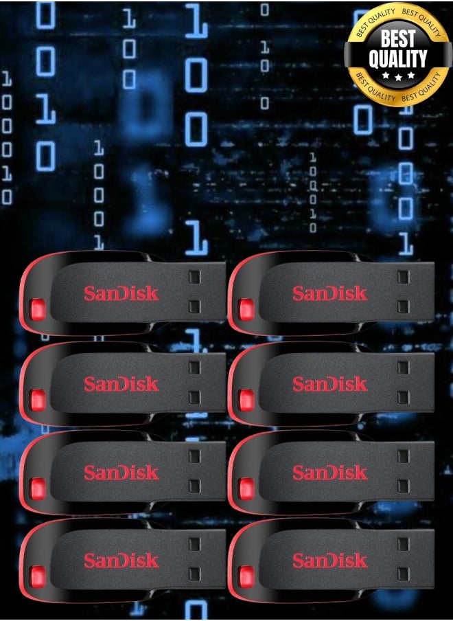 Sandisk 8 Pieces 32GB Cruzer Blade Usb Flash USB2.0  - Image 1