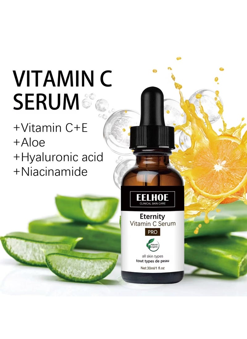 EELHOE Vitamin C Serum Pro Clinical Skin Care, Melanin Correcting Facial Serum, Collagen Boost Anti-Aging With Hyaluronic Acid  - Image 4