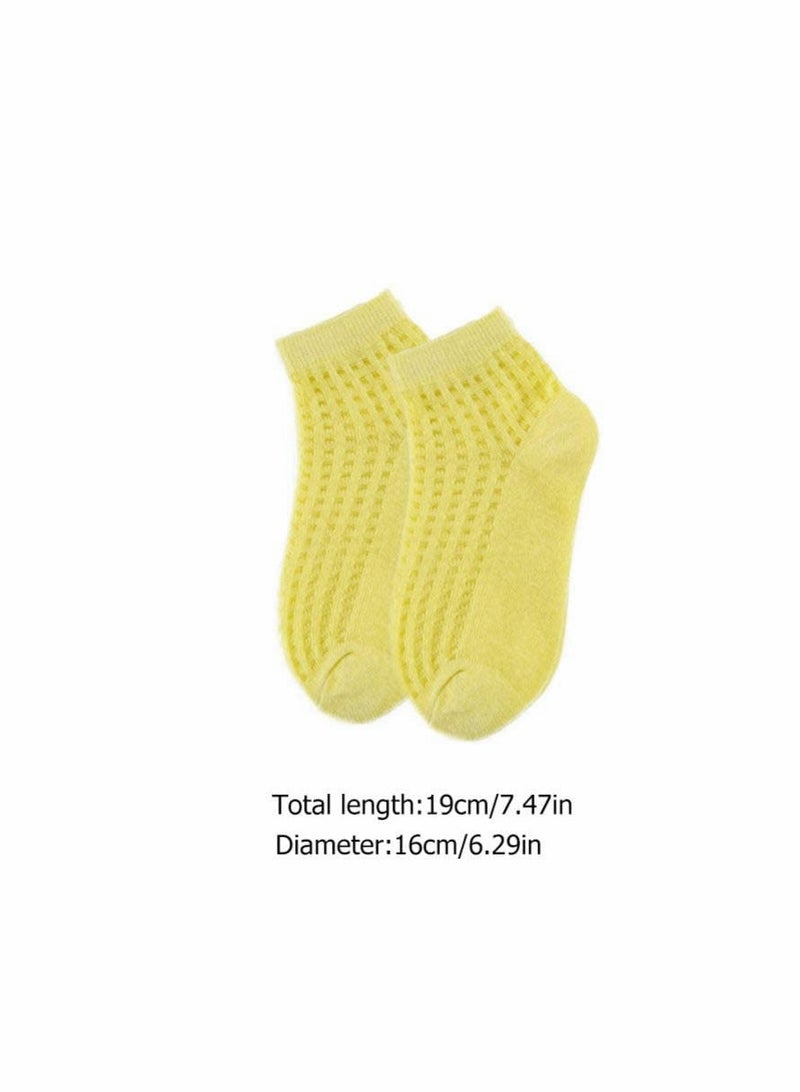 SYOSI 6 Pairs Socks Summer Baby Socks Kid Socks Children with Non Skid Soles Comfortable Cotton Sock for Kids Baby Boys Girls - Image 4