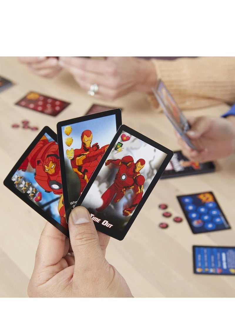 Hasbro/Disney Marvel Mayhem Card Game | Fast-Paced Fun for Marvel Fans | Easy-to-Learn Game for 2-4 Players Ages 8+ | Marvel-Themed Card Game | Exciting Superhero Strategy Game | Family Fun Board Game for Marvel Enthusiasts - Image 5