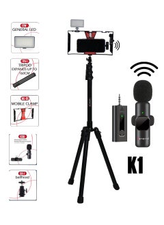 TPA-1Kit Tripod With Mobile Clamp With Led12 With G30 K1 Microphone With Ballhead SB-1 - pzsku/ZEBE38645C79013DE1713Z/45/_/1725966597/a07bdcda-182d-47ca-a96c-2b631f3e79fa