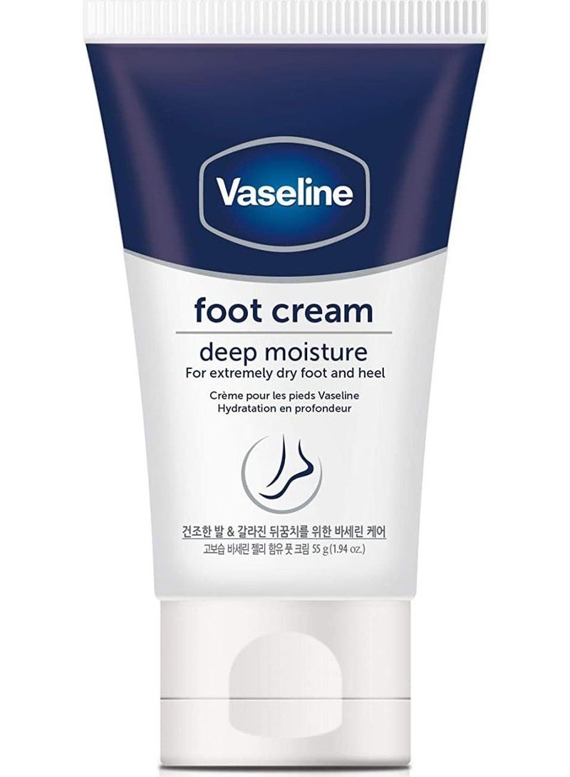Vaseline foot cream deep moisture for extremely dry foot and heel 55 g - Image 1