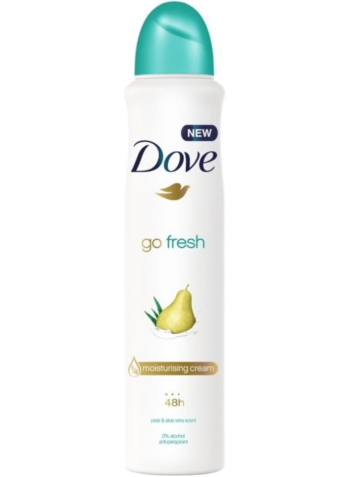 Go Fresh Pear & aloe Vera Scent - Body spray - 48h - 250ml