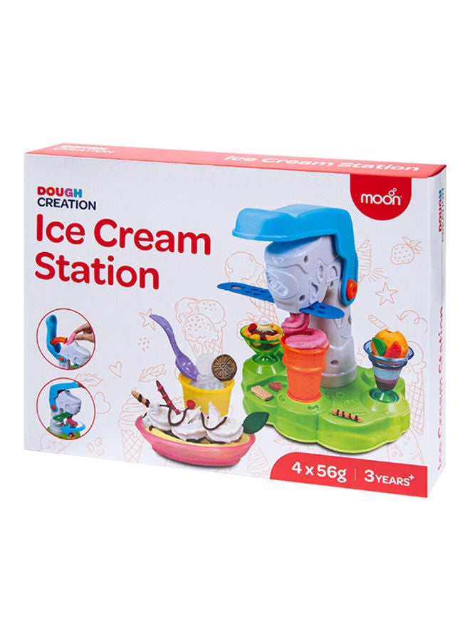 Moon Dough Creation Ice Cream Station For 3 Years And Above DIY Clay Toys – 4 X 56 G - Image 1