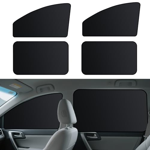 KOCZIL Car Window Covers for Privacy Universal Side Window Sun Shades for Camping Baby Naps Travel UV Heat Reduction Easy Install Magnetic Car Window Shades - Image 1