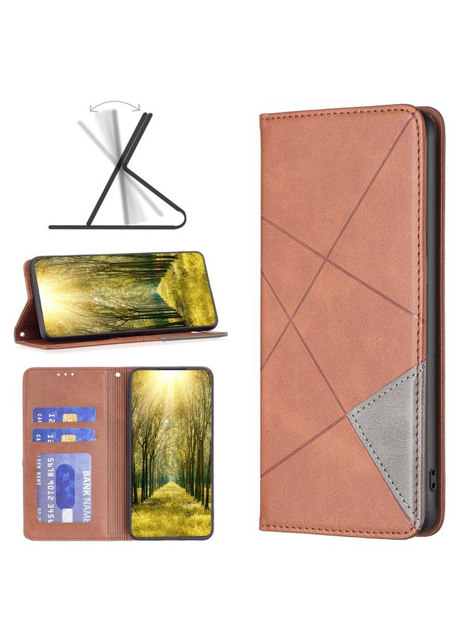 S-TOP Case For Honor 60 Pro Prismatic Invisible Magnetic Leather Phone Case - Image 1