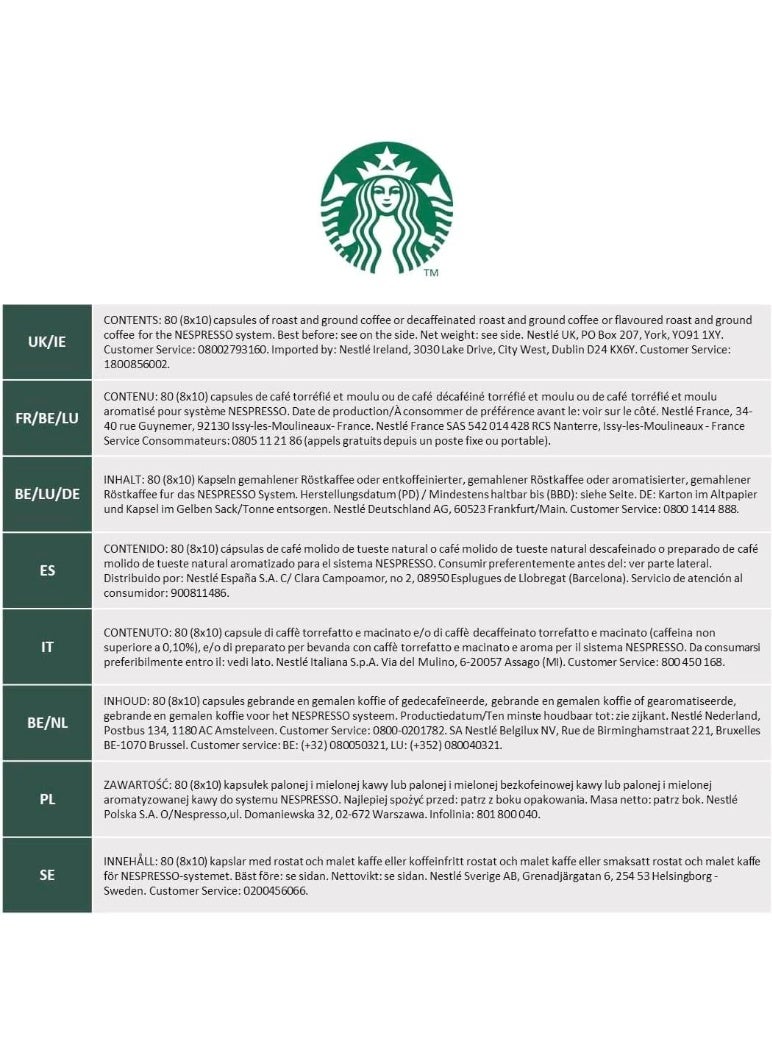 ستاربكس كبسولات ستاربكس بايك بليس روست  لآلات نسبريسو - تحميص متوسط، نكهة ناعمة ومتوازنة، درجة 7 - Image 3