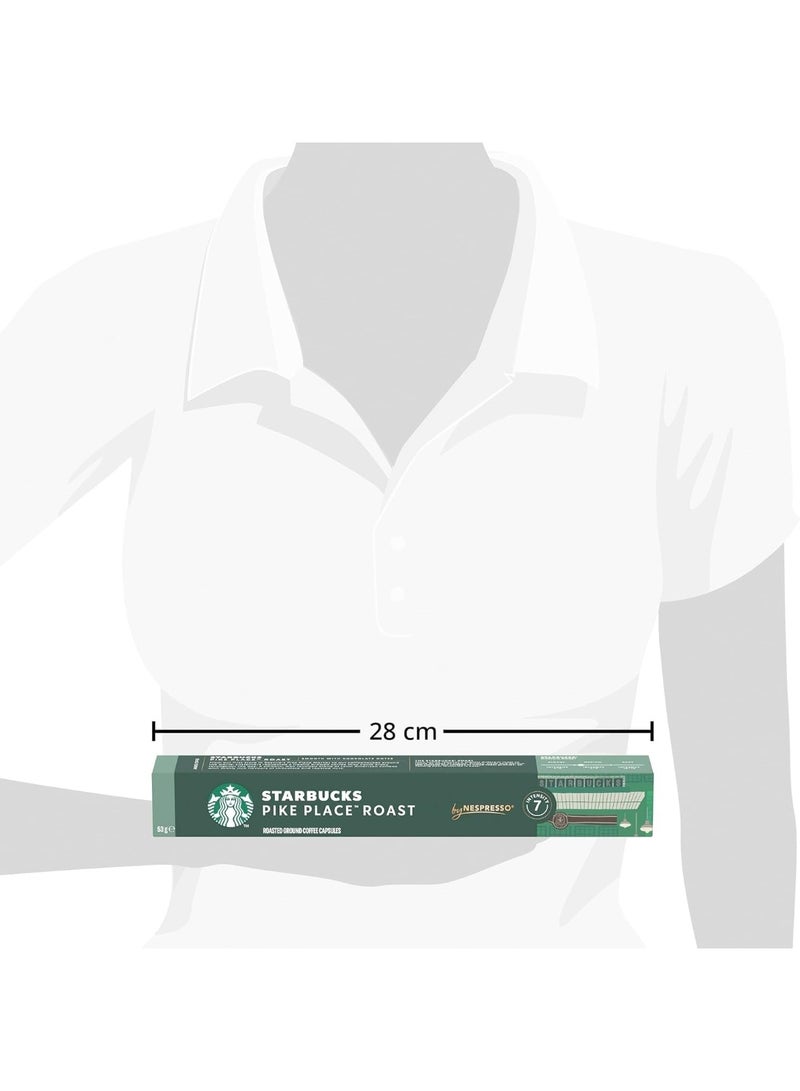 ستاربكس كبسولات ستاربكس بايك بليس روست  لآلات نسبريسو - تحميص متوسط، نكهة ناعمة ومتوازنة، درجة 7 - Image 4