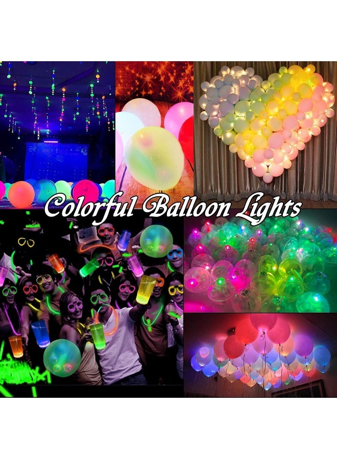 Aogist 100pcs Warm White LED Balloon Light  - Image 5