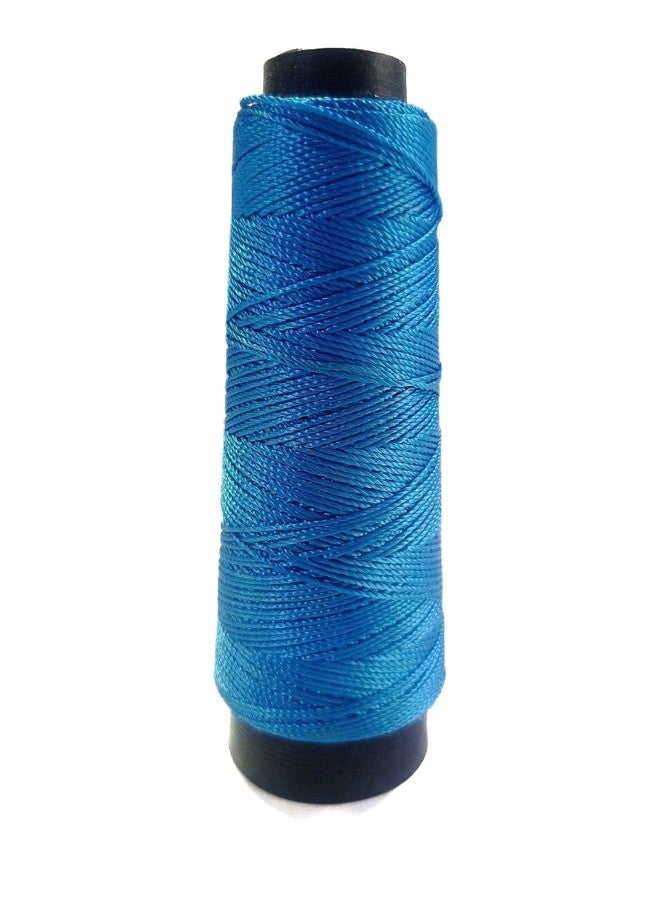 Lecraft Art Silk Thread Cone Embroidery for Craft Work. (Sky Blue)