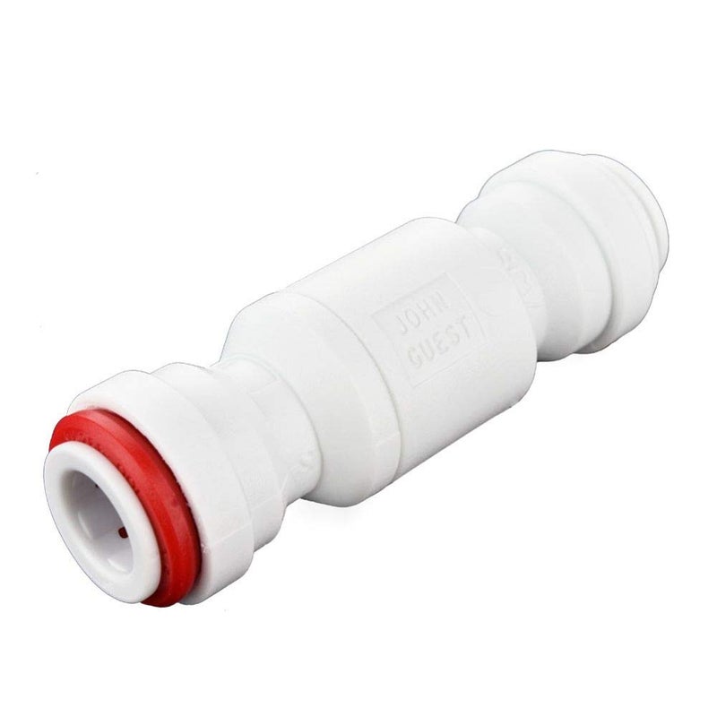 John Guest 38 Inch Imperial Single Check Valve Push to Connect Plastic Plumbing Fitting 38SCVUS