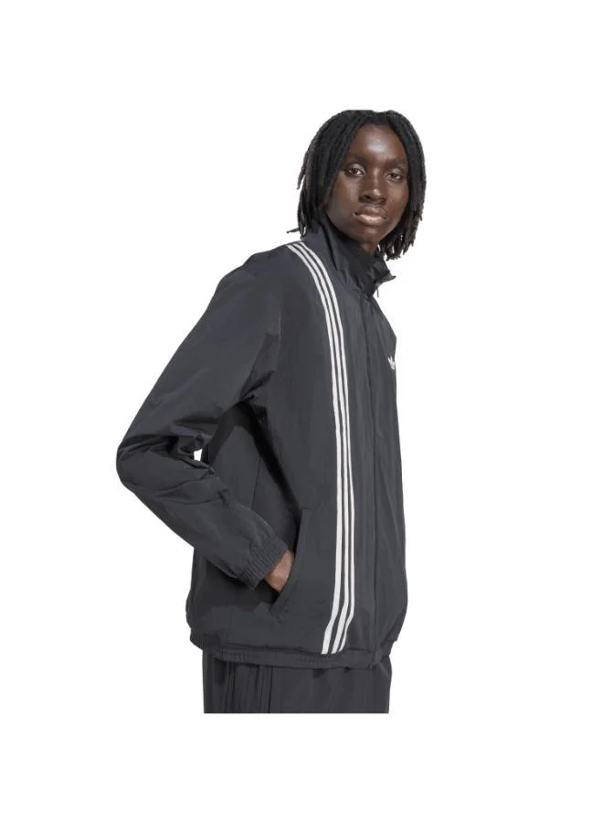 adidas Originals BLACK Firebird Front Stripes Woven Track Top for Men | Best Price UAE