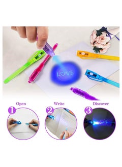RATSAW Invisible Ink Pens 12 Pack Disappearing Ink Pen Funny Drawing Pen Magic Marker Pen For Kids Birthday Party  - Image 4