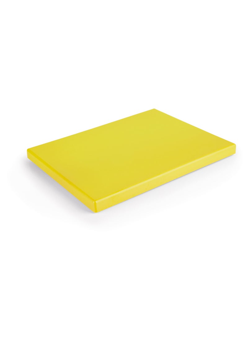 لوح تقطيع من البولي إيثيلين عالي الكثافة وخالٍ من مادة BPA لجميع المطابخ - 53 × 32.5 × 2 سم (أصفر) - Image 1