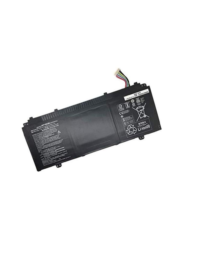 Terabyte REPLACEMENT 11.25V 45.3WH AP15O3K Laptop Battery Compatible with Acer Aspirse S S5-371T-76TY Tablet - Image 1