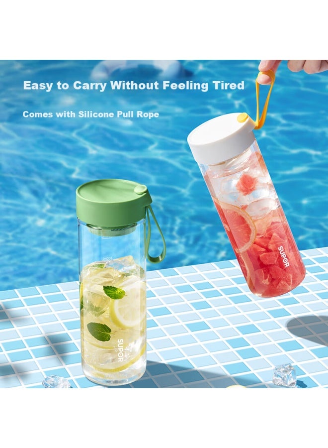 Supor Large Capacity Plastic Sports Water Bottle For Men And Women High Value Cup Portable Space Cup Student Water Bottle - Image 5