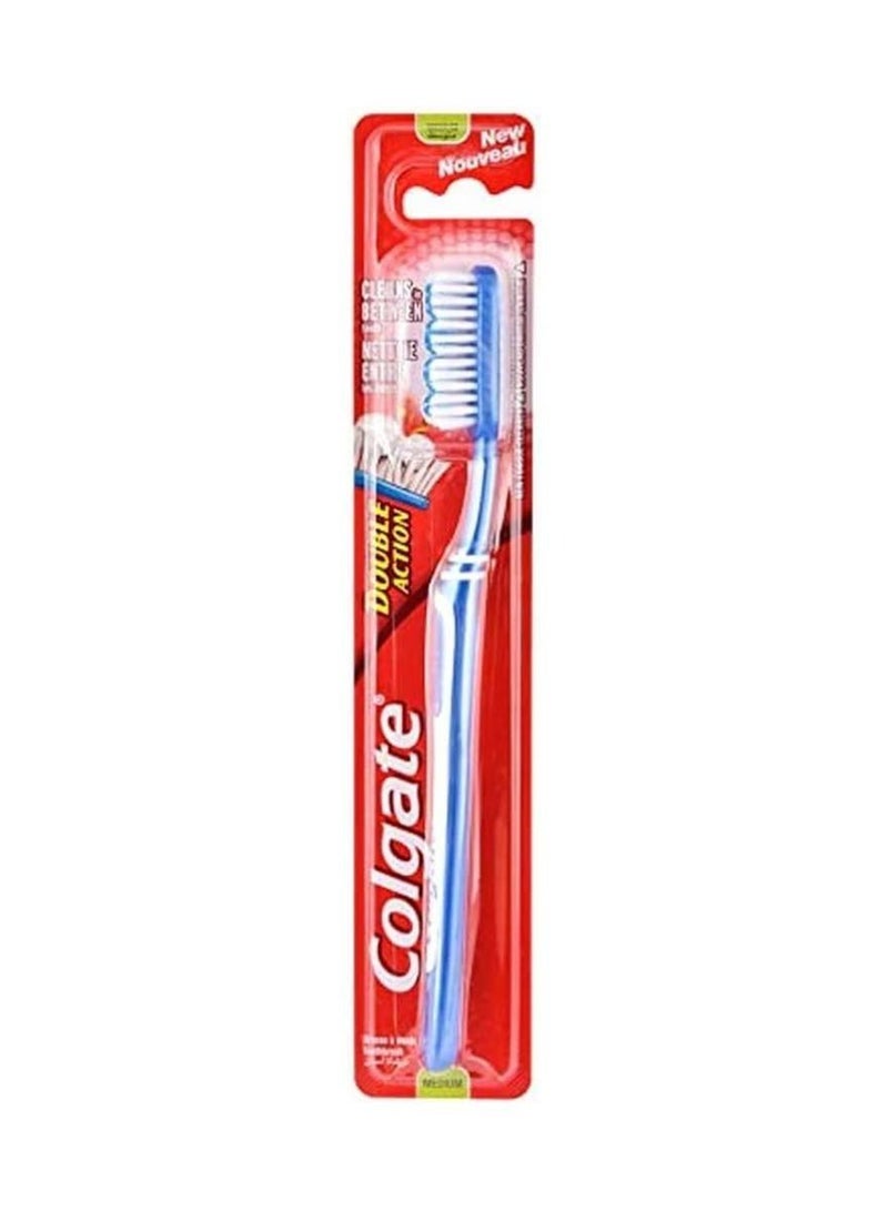 Double Action Toothbrush Medium Multiple Color
