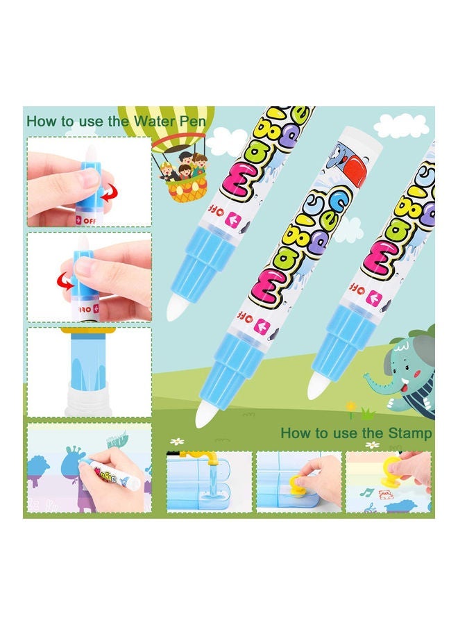 NIBEMINENT Water Painting Magic Mat With 23 Accessories- Large 40x 24 inch - Image 5