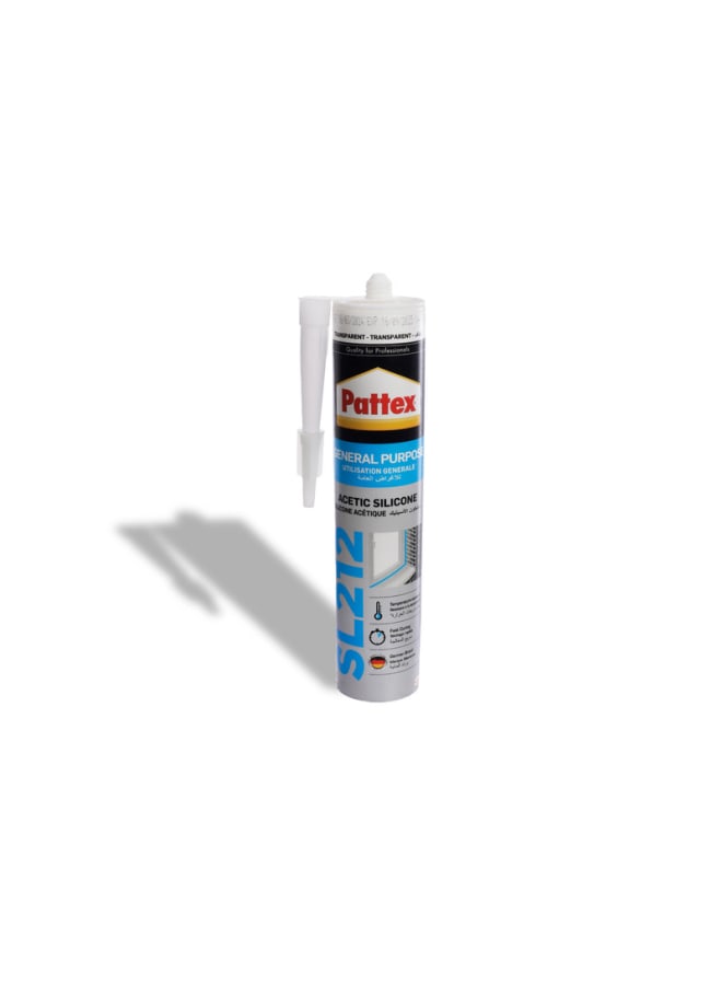 Pattex Transparent Anti-Fungus Silicone German Pattex SL212 - Image 2