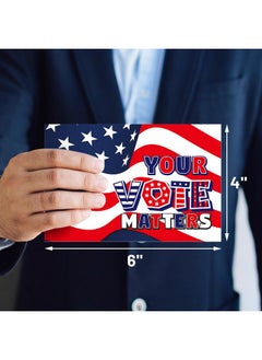 Voter Postcards Your Vote Matters Patriotic American Flag Voting Cards For Election Campaign 100Pcs - pzsku/ZEBE462BB42832AF7E42FZ/45/_/1731922440/90c1a673-2a86-4982-8d17-fa8814bf2ac7