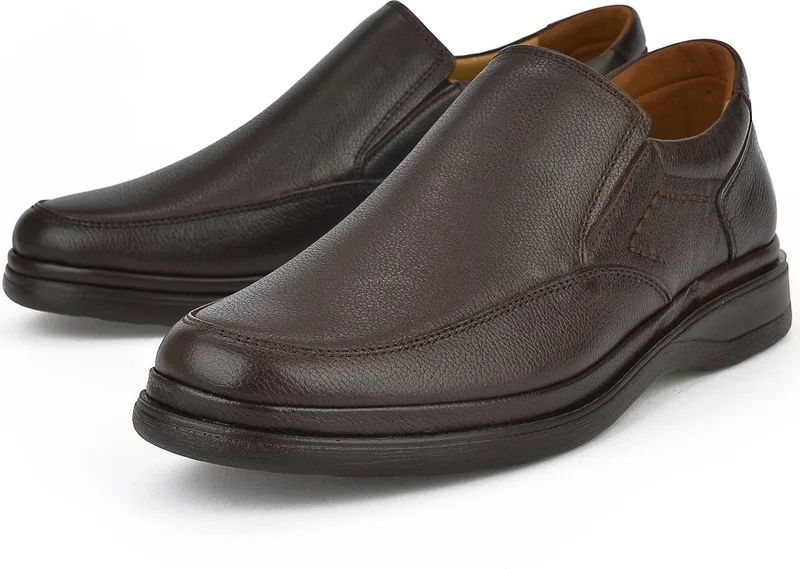 Ziya , Men's Genuine Leather Comfort Shoes 1311018Z209 Brown