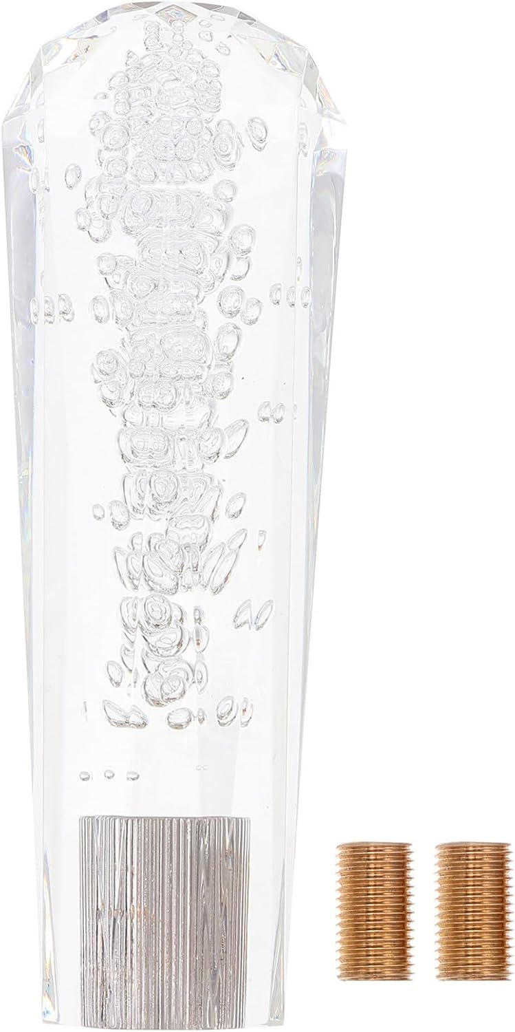 PRETYZOOM LED Bubble Acrylic Gear Shift Knob 15cm Bubble Crystal Diamond Car Interior Accessory Compatible with Manual and Automatic Vehicles - Image 1