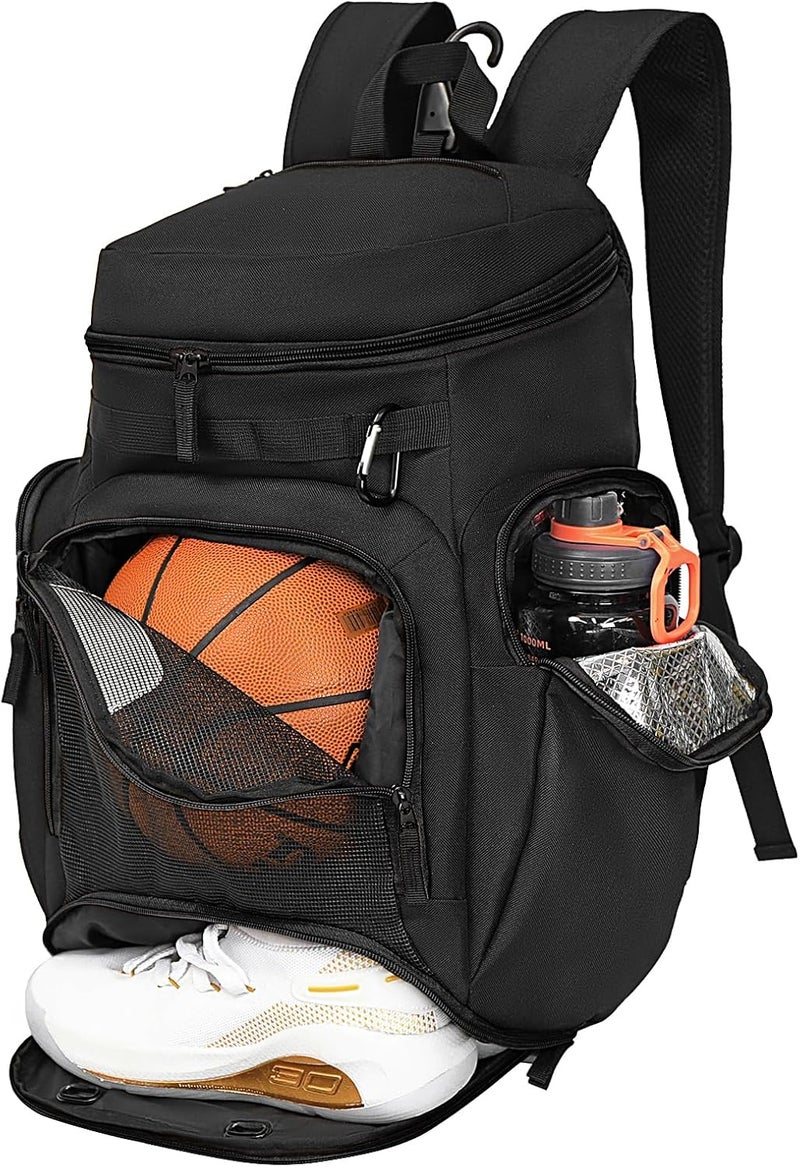 LARIPOP Basketball Backpack Large Sports Bag, Gym Bag with Ball Compartment and Shoe Compartment to Store Sports Shoes Water Bottles Laptops and Daily Necessities, Widely Used in Basketball, Soccer - Image 1