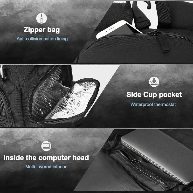 LARIPOP Basketball Backpack Large Sports Bag, Gym Bag with Ball Compartment and Shoe Compartment to Store Sports Shoes Water Bottles Laptops and Daily Necessities, Widely Used in Basketball, Soccer - Image 3