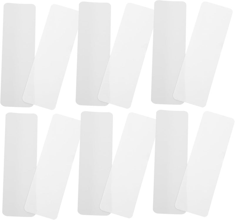 6Pcs Vertical Blind Replacement Slats Clips Repair Tabs Size 8 00X2 50X0 10CM - Image 1