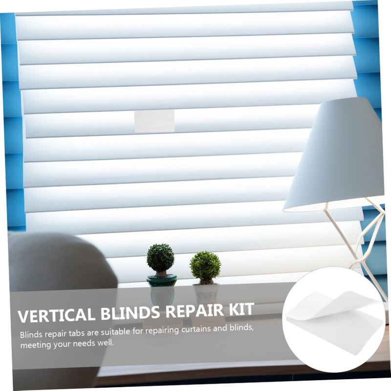 6Pcs Vertical Blind Replacement Slats Clips Repair Tabs Size 8 00X2 50X0 10CM - Image 5