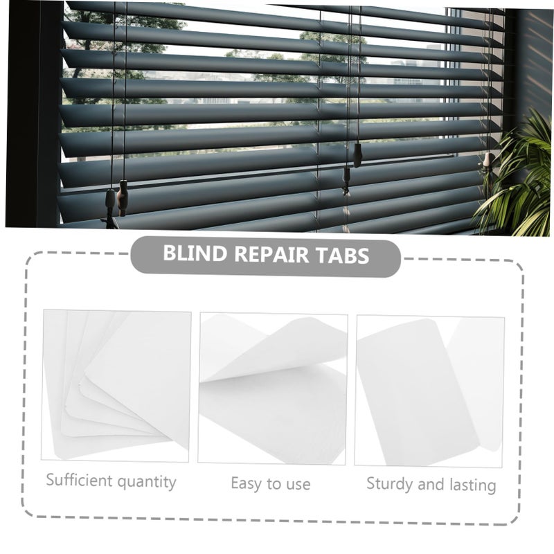 6Pcs Vertical Blind Replacement Slats Clips Repair Tabs Size 8 00X2 50X0 10CM - Image 3