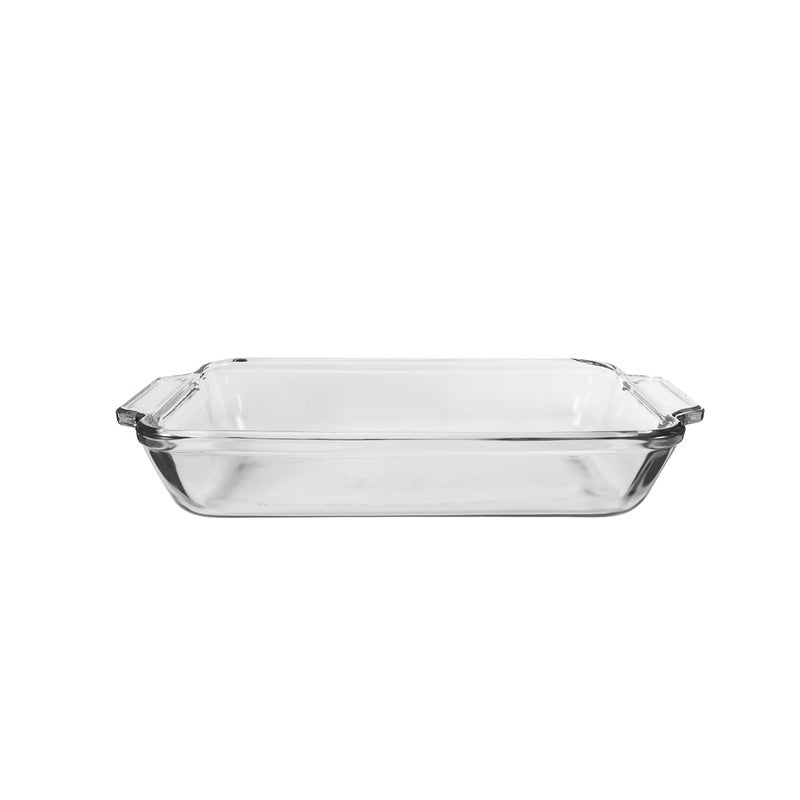 Anchor Hocking Glass Baking Dishes for Oven, 2 Piece Set (2 Qt & 3 Qt Glass Casserole Dishes) - Image 2