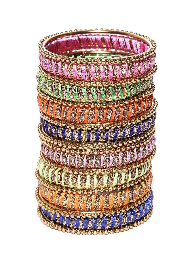 YouBella Bangles for Women Stylish Traditional Hand Work Bangles for Women and Girls (2.6) - Image 2