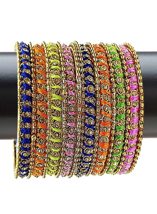 YouBella Bangles for Women Stylish Traditional Hand Work Bangles for Women and Girls (2.6) - Image 3