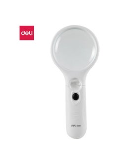 Deli Large Magnifying Glass 2.5x 70mm With LED Light  - Image 1