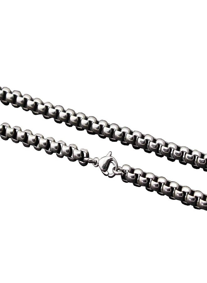 vogueteen Piece of Eight Coin Pendant Necklace Pirate Spanish Jewelry + 316L Stainless Steel Chain - Image 5