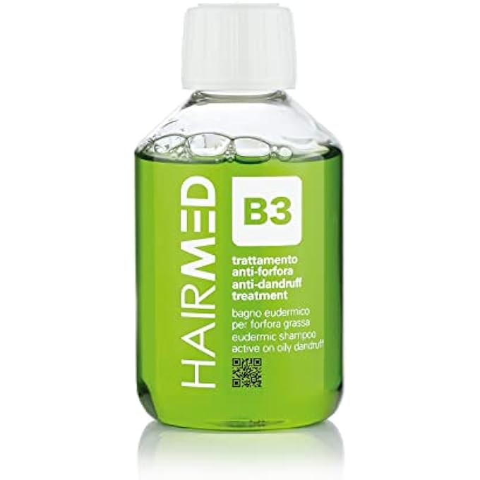 B3 ANTI-DANDRUFF SHAMPOO, FIGHTS OILY DANDRUFF AND SEBORRHEIC DERMATITIS, SEBORRHEIC DERMATITIS SHAMPOO, PROFESSIONAL HAIR SHAMPOO, 200ML - Image 1