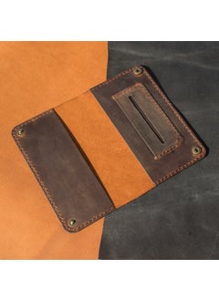 Handmade Genuine Leather Tobacco Pouch - Tobac