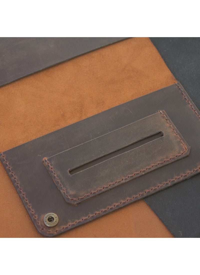 Craft And Luna - Handmade Genuine Leather Tobacco Pouch - Tobac - Image 1