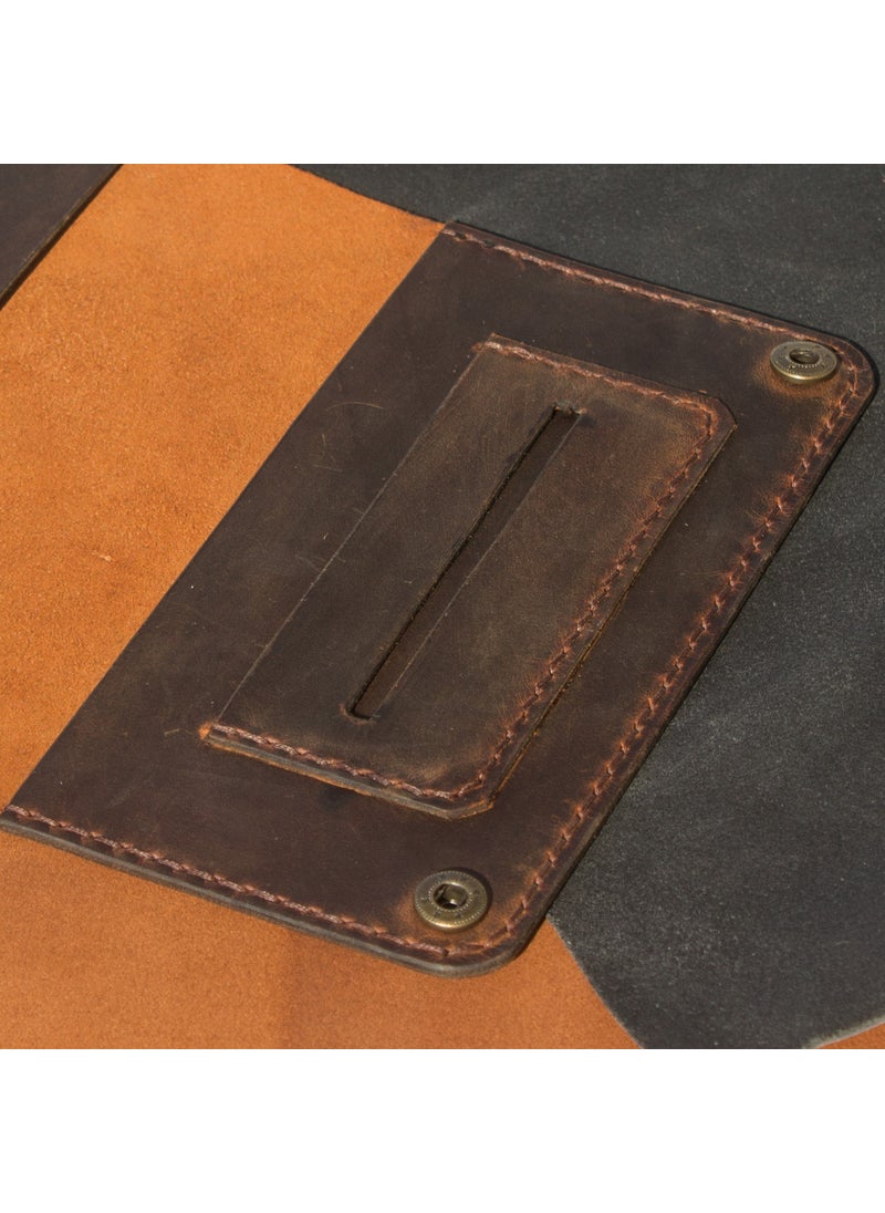 Craft And Luna - Handmade Genuine Leather Tobacco Pouch - Tobac - Image 1