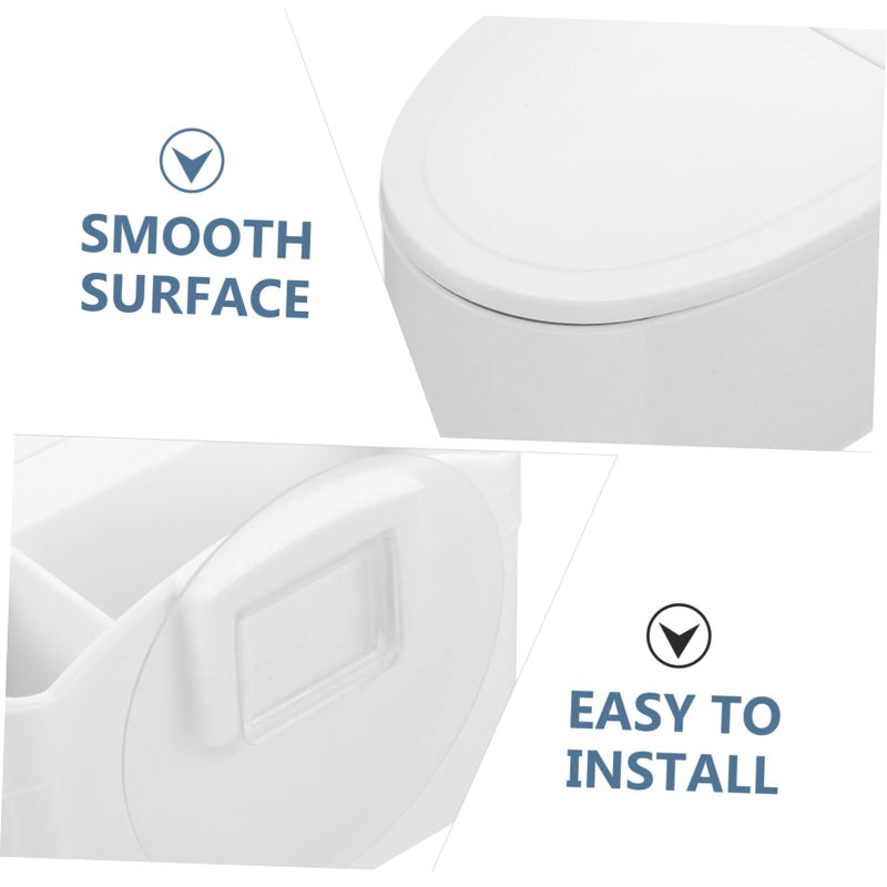 Windproof Wall Mounted Toilet Shaped Ashtray Lid Retro Bathroom Smoking Ash Container for Home Office Decor - Image 5