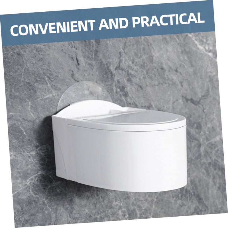Windproof Wall Mounted Toilet Shaped Ashtray Lid Retro Bathroom Smoking Ash Container for Home Office Decor - Image 4