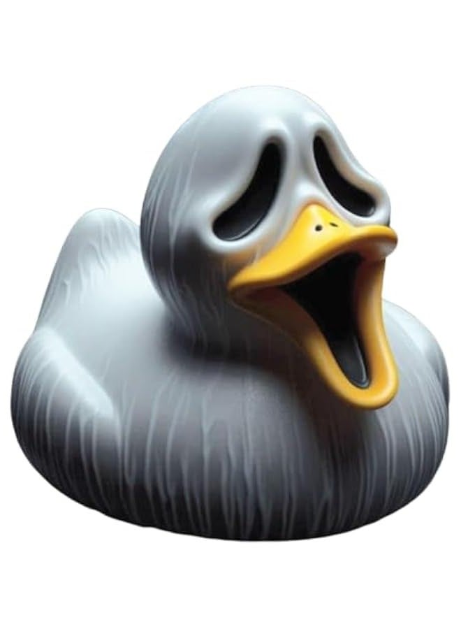 Classic Horror Movie Character Duck,3D  Horror Movie Ducks,Handmade Horror Figures  Duck,for Spooky  Home Desk Car Ornaments Car Décor Accessories (D) - Image 1