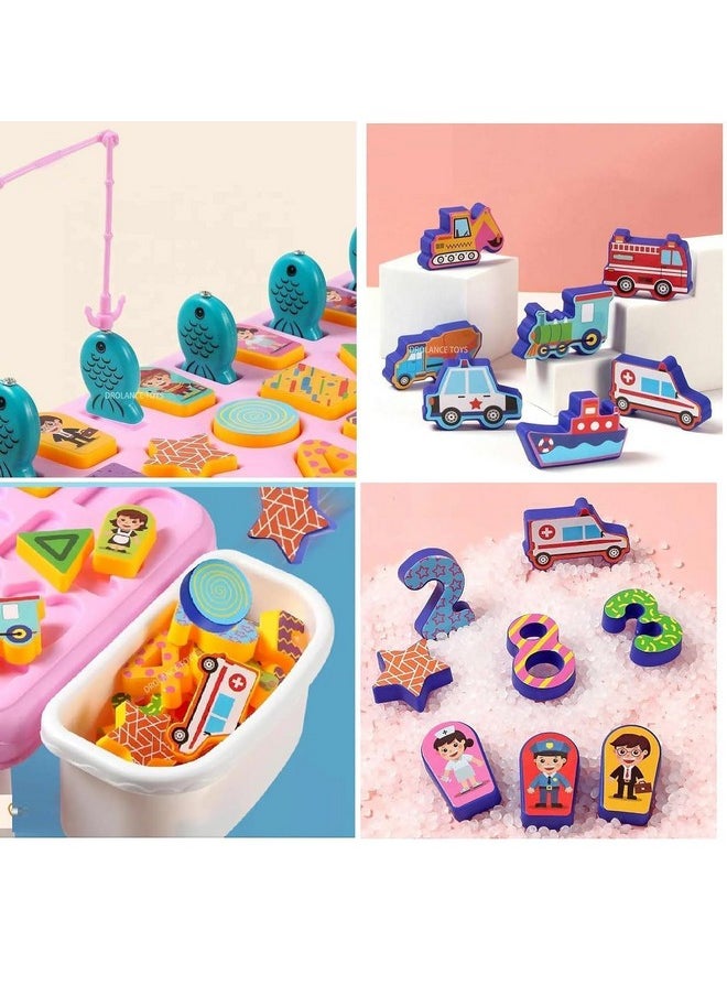 PLUSPOINT PLUSPOINT Numbers Matching Learning Fishing Toys for Kids - Multicolor | Early Education Color Perception Toy with Fishing Rods | Portable, Durable and Fun Game for Children  - Image 4