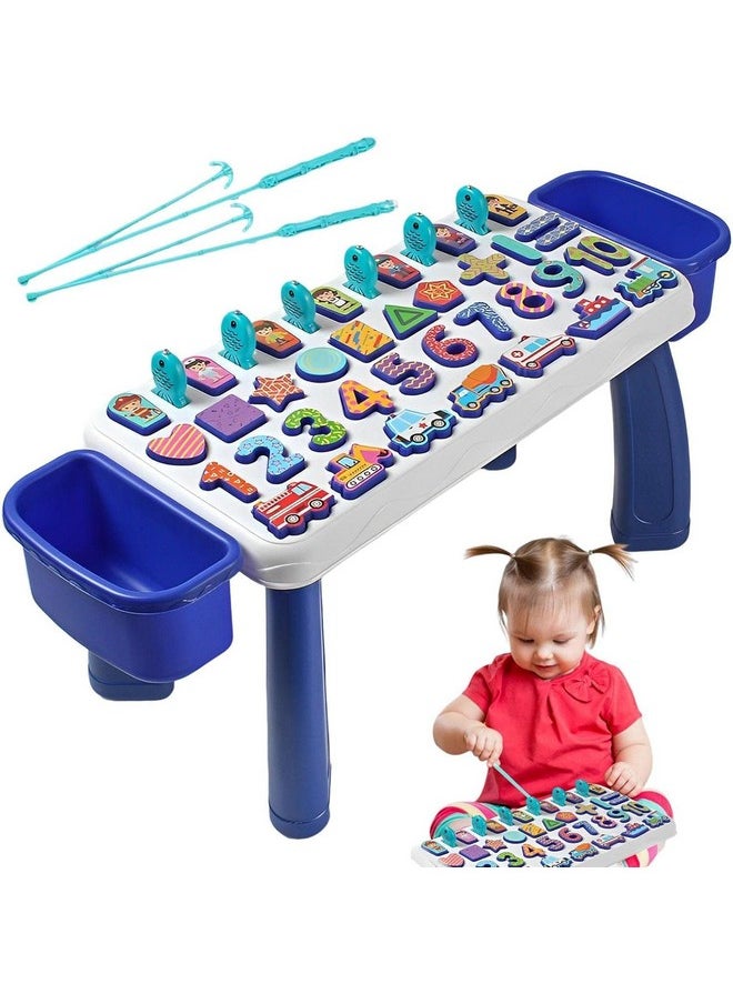 PLUSPOINT PLUSPOINT Numbers Matching Learning Fishing Toys for Kids - Multicolor | Early Education Color Perception Toy with Fishing Rods | Portable, Durable and Fun Game for Children  - Image 1