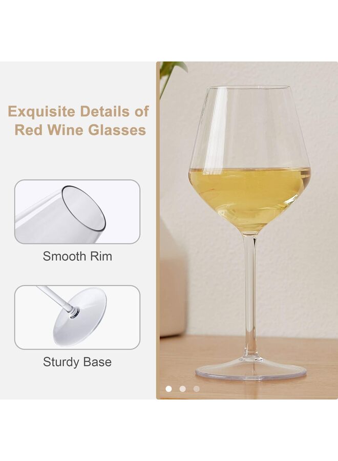 Crystal Red Wine Glasses Set of 2, Large Wine Glasses with Long Stem, Hand Blown Lead-Free Glass, Ideal Gift Packaging for Wedding,Anniversary, Birthday,Christmasjaffiust - Image 2