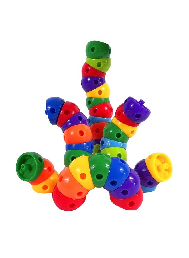 KUTOI Snap n Twist Building Toys - Wocky Blocks - 80 Piece STEM Snap Cubes for Preschool & Elementary School, Tactile Sensory Toys for Boys & Girls, Ages 3+ - Image 2