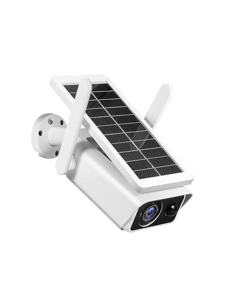 Solar-Powered Outdoor Camera – 1080P HD, Rechargeable 2MP Battery, Wireless Wi-Fi, PIR Motion Detection, Night Vision, Two-Way Audio, IP66 Waterproof - Image 1